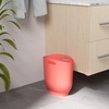 image:imageUmbra Harlo Bathroom Trash Can 24 Gallon Wastebasket White  Slim profile narrow spaces spacesaving design easy placementCoral
