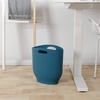 image:imageUmbra Harlo Bathroom Trash Can 24 Gallon Wastebasket White  Slim profile narrow spaces spacesaving design easy placementLagoon Blue