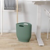image:imageUmbra Harlo Bathroom Trash Can 24 Gallon Wastebasket White  Slim profile narrow spaces spacesaving design easy placementSpruce