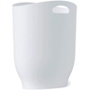 image:imageUmbra Harlo Bathroom Trash Can 24 Gallon Wastebasket White  Slim profile narrow spaces spacesaving design easy placementWhite