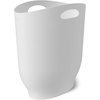 image:imageUmbra Harlo Bathroom Trash Can 24 Gallon Wastebasket White  Slim profile narrow spaces spacesaving design easy placementWhite