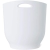 image:imageUmbra Harlo Bathroom Trash Can 24 Gallon Wastebasket White  Slim profile narrow spaces spacesaving design easy placementWhite