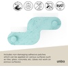 image:imageUmbra Nami Shower Caddy Adhesive No Drill Bathroom Set of 2 Ocean Black  Waterproof construction integrated drainage rustfree holds 6 lbsOcean Blue