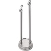 image:imageUmbra Palm Double Hand Towel Tree Brushed Nickel 2 Towels Holder and Accessories Stand for Bathroom Vanities  Slim Modern Durable Bars With Base Serves as a Jewelry Tray for Rings 425 Length x 105 Height x 375 Width Model021019410Modern
