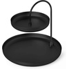 image:imageUmbra Poise Large Double Attractive Storage You Can Leave Out TwoTiered Jewelry Tray BlackBlack
