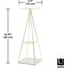 image:imageUmbra Prisma Jewelry Stand and Necklace Holder Matte BrassBrass