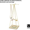 image:imageUmbra Prisma Jewelry Stand and Necklace Holder Matte BrassBrass