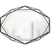 image:imageUmbra Prisma Modern Geometric Shaped Oval Mirror Wall Decor for Bedroom Bathroom Living Dining Room 225 Length x 17 Height x 375 Width CopperBlack