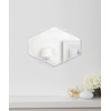image:imageUmbra Prisma Modern Geometric Shaped Oval Mirror Wall Decor for Bedroom Bathroom Living Dining Room 225 Length x 17 Height x 375 Width CopperWhite