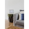 image:imageUmbra Prisma Picture Frame Floating Metal Wall Mount 4x6 Chrome  Steel wire construction unique geometric shape displays photo between glass desk or tabletop use hardware included