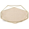 image:imageUmbra Prisma Tray Geometric Plated Jewelry Storage Matte BrassBrass