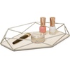 image:imageUmbra Prisma Tray Geometric Plated Jewelry Storage Matte BrassNickel