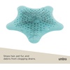 image:imageUmbra Starfish Drain CoverHair Catcher Surf BlueLagoon Blue