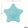 image:imageUmbra Starfish Drain CoverHair Catcher Surf BlueLagoon Blue