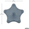 image:imageUmbra Starfish Drain CoverHair Catcher Surf BlueSlate Blue