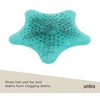 image:imageUmbra Starfish Drain CoverHair Catcher Surf BlueSurf Blue