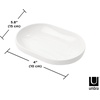 image:imageUmbra Step Soap Dish Oval Bathroom Soap Holder WhiteSoap Dish