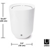 image:imageUmbra Step Soap Dish Oval Bathroom Soap Holder WhiteWaste Can