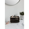 image:imageUmbra Terrace Jewelry Tray 3Tier Sliding Organizer BlackWalnut  Rubberwood linenlined compartments metal frame vertical storage protects delicate items different dividers7 x 10 x 8 inches