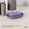 image:imageUmbra Touch Soap Dish Plastic Soap Holder with Drainage WhiteGrey