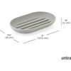 image:imageUmbra Touch Soap Dish Plastic Soap Holder with Drainage WhiteGrey