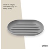 image:imageUmbra Touch Soap Dish Plastic Soap Holder with Drainage WhiteGrey