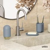 image:imageUmbra Touch Soap Dish Plastic Soap Holder with Drainage WhiteSlate Blue