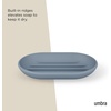 image:imageUmbra Touch Soap Dish Plastic Soap Holder with Drainage WhiteSlate Blue