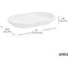 image:imageUmbra Touch Soap Dish Plastic Soap Holder with Drainage WhiteWhite