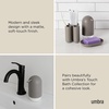 image:imageUmbra Touch Soap Dispenser Pump 13 oz 384 ml Capacity for Liquid Soap or Hand Sanitizer Easy to Refill GreyGray