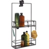 image:imageUmbra Cubiko Shower Caddy Black Metal Shower Caddy Over the Shower HeadBlack