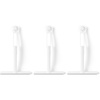 image:imageUmbra Flex Adhesive Shower Squeegee Extendable Handle 16Inch White  Rustproof silicone blade nondamaging wall installation fits tiles and drywall streakfree results recycled plasticPack of 3