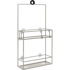 image:imageUmbra Cubiko Shower Caddy Black Metal Shower Caddy Over the Shower HeadGray