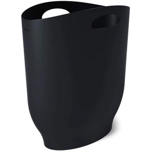 image:imageUmbra Harlo Bathroom Trash Can 24 Gallon Wastebasket White  Slim profile narrow spaces spacesaving design easy placementBlack