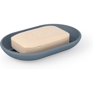 image:imageUmbra Touch Soap Dish Plastic Soap Holder with Drainage WhiteSlate Blue