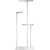 image:imageUmbra 299471491 Tesora 3Tier Jewelry Stand Earring Holder Accessory Organizer and Display WhiteNickelWhiteNickel