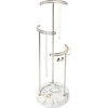 image:imageUmbra 299471491 Tesora 3Tier Jewelry Stand Earring Holder Accessory Organizer and Display WhiteNickelWhiteNickel