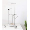 image:imageUmbra 299471491 Tesora 3Tier Jewelry Stand Earring Holder Accessory Organizer and Display WhiteNickelWhiteNickel