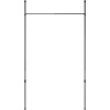 image:imageUmbra Anywhere Expandable Curtain Rod and Room Divider Matte Black  Floortoceiling tension mounting no drilling no permanent installationBlack