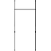 image:imageUmbra Anywhere Expandable Curtain Rod and Room Divider Matte Black  Floortoceiling tension mounting no drilling no permanent installationBlack