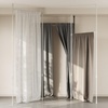 image:imageUmbra Anywhere Expandable Curtain Rod and Room Divider Matte Black  Floortoceiling tension mounting no drilling no permanent installationNickel
