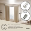 image:imageUmbra Anywhere Expandable Curtain Rod and Room Divider Matte Black  Floortoceiling tension mounting no drilling no permanent installationNickel