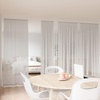image:imageUmbra Anywhere Expandable Curtain Rod and Room Divider Matte Black  Floortoceiling tension mounting no drilling no permanent installationWhite
