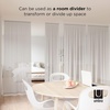 image:imageUmbra Anywhere Expandable Curtain Rod and Room Divider Matte Black  Floortoceiling tension mounting no drilling no permanent installationWhite