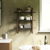 image:imageUmbra Bellwood WallMount Book Shelf Display Case with Three Shelves WhiteNaturalBlackWalnut