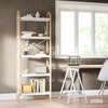 image:imageUmbra Bellwood WallMount Book Shelf Display Case with Three Shelves WhiteNaturalWhiteNatural