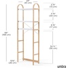 image:imageUmbra Bellwood WallMount Book Shelf Display Case with Three Shelves WhiteNaturalWhiteNatural