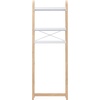 image:imageUmbra Bellwood WallMount Book Shelf Display Case with Three Shelves WhiteNaturalWhiteNatural