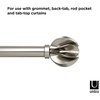 image:imageUmbra Blossom Curtain Rod for Windows Adjustable 42 to 120 Nickel