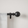 image:imageUmbra Bolas Curtain Rod for Windows Adjustable 36 to 72 NickelBlack